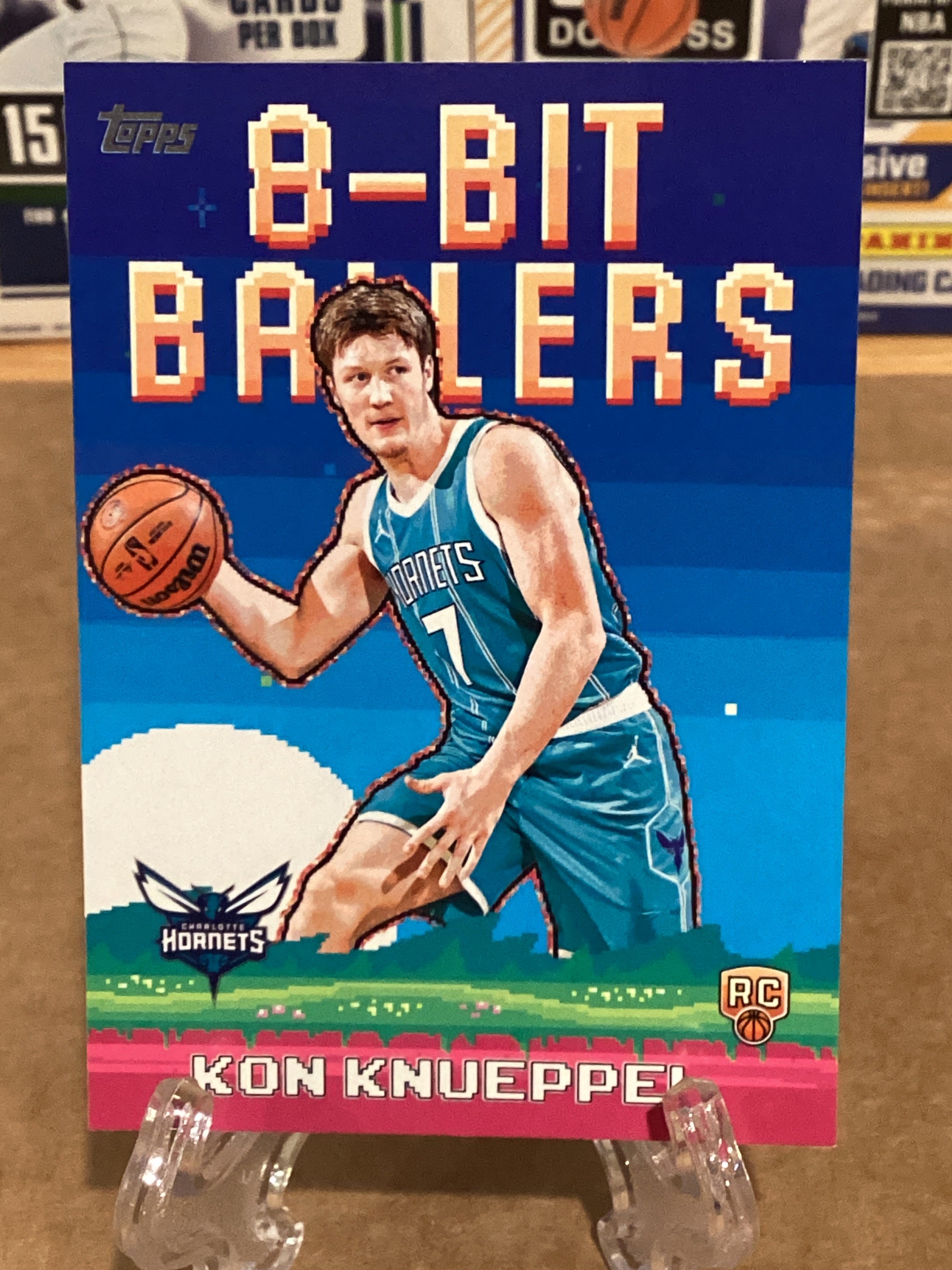 2025 NBA Kon Knueppel, Topps “8 Bit Ballers” Rookie Gem Mint