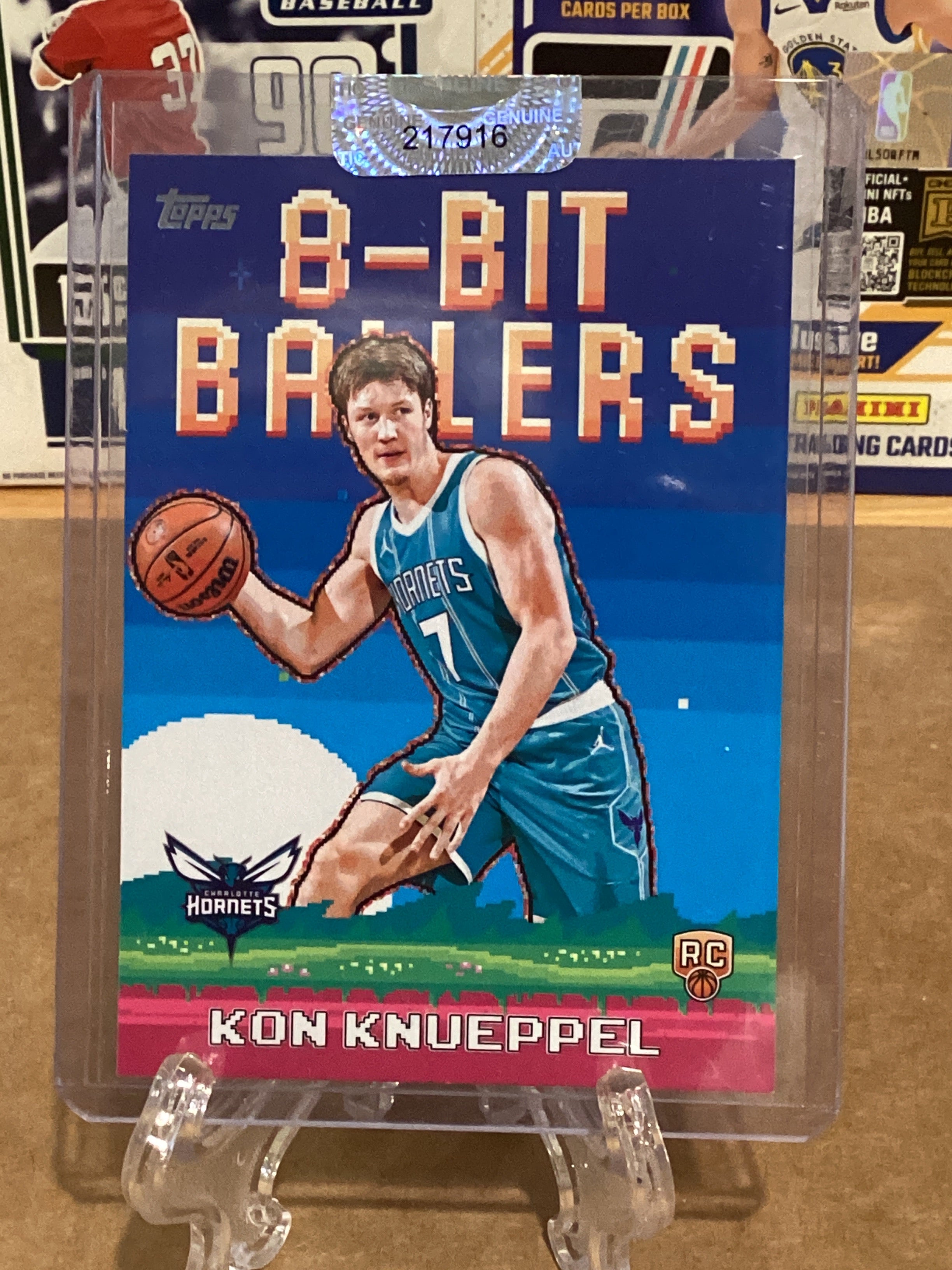2025 NBA Kon Knueppel, Topps “8 Bit Ballers” Rookie Gem Mint