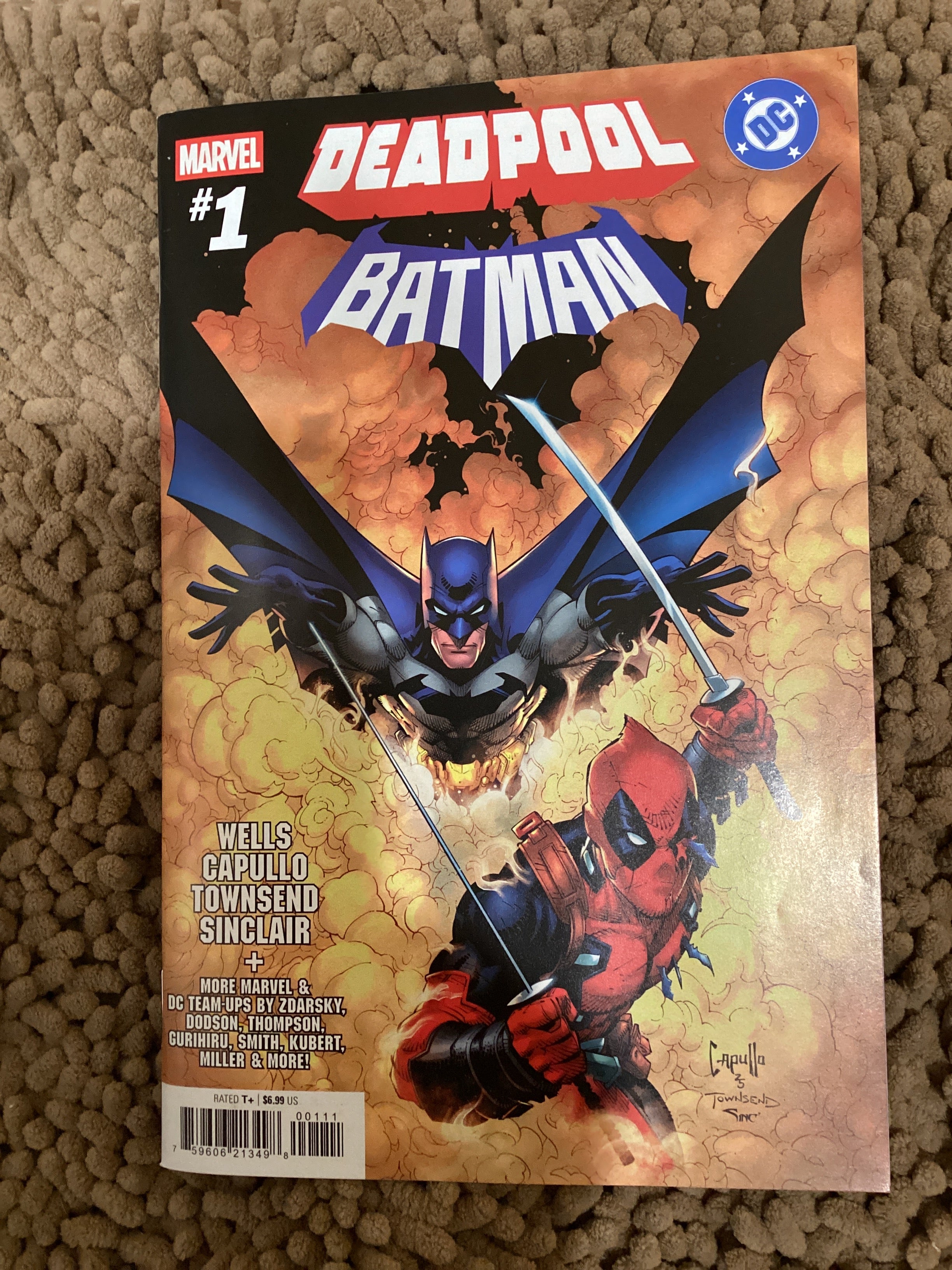 DC team ups Deadpool/Batman #1