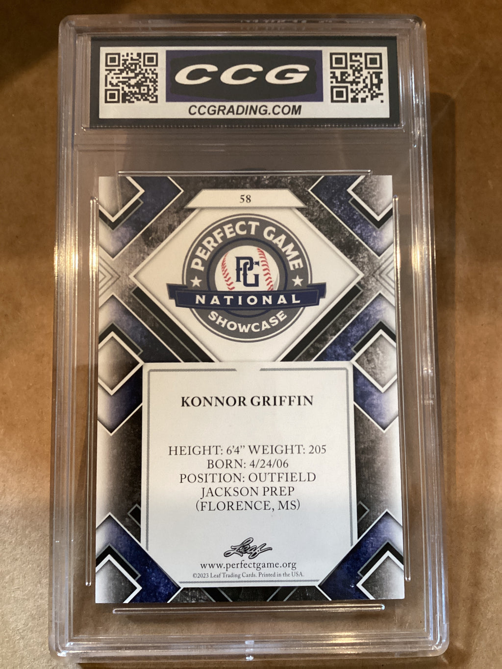 Konnor Griffin 2023 Leaf GM 10