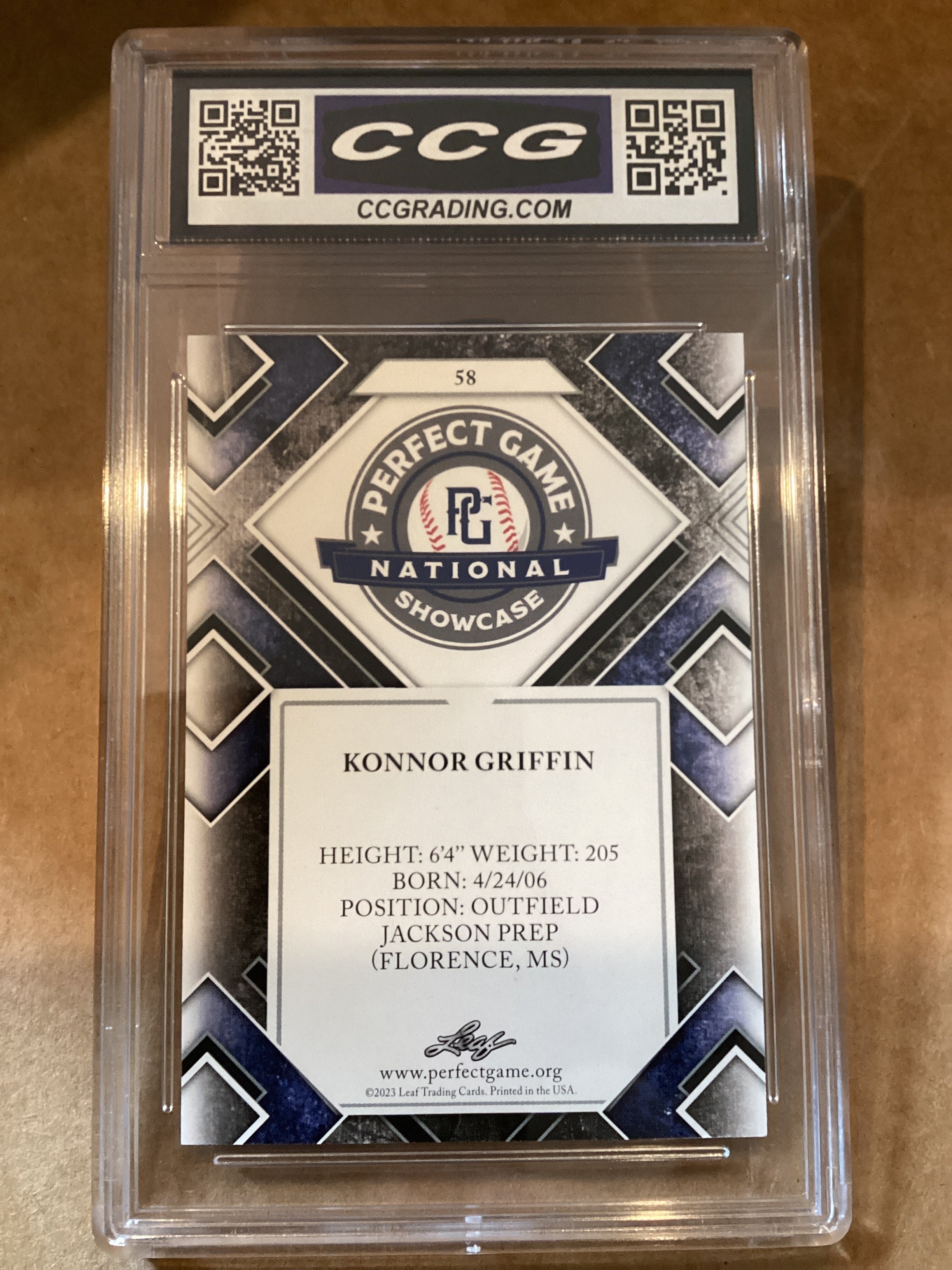 Konnor Griffin 2023 Leaf GM 10