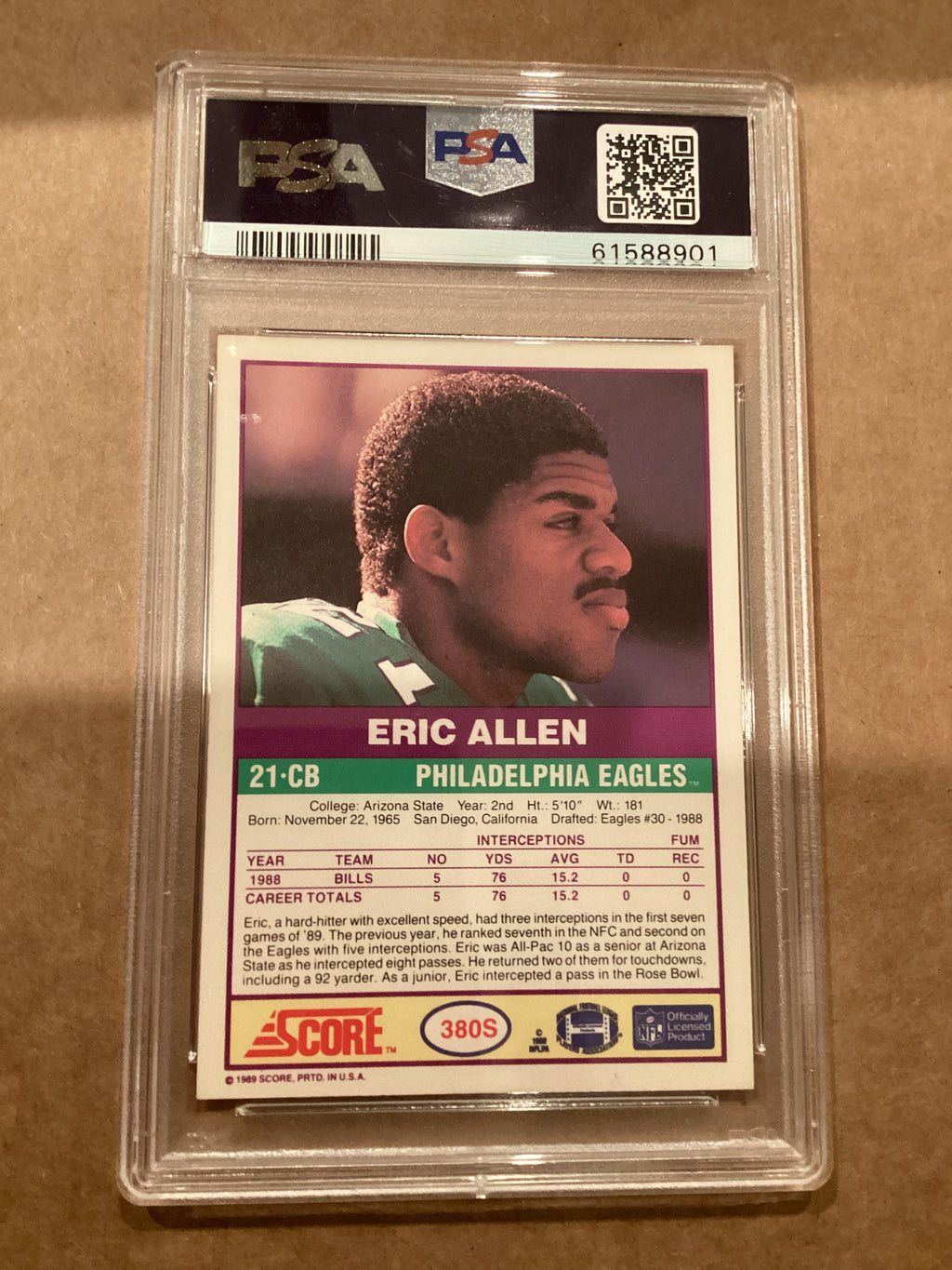 Eric Allen Hall of Fame NFL 2025